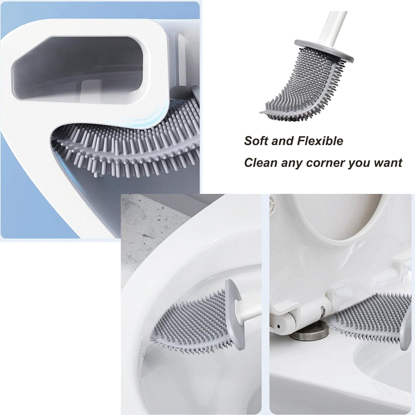 PureTouch Silicone Toilet Brush