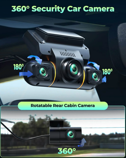 1080P Dual Dash Cam – Front & Rear Car Safety Camera